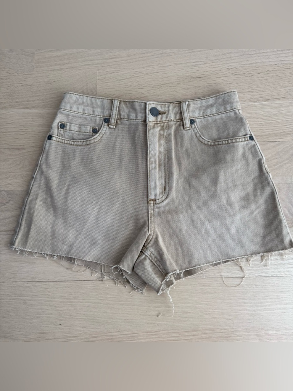 BILLABONG Women's High Tides Denim Shorts in Camel